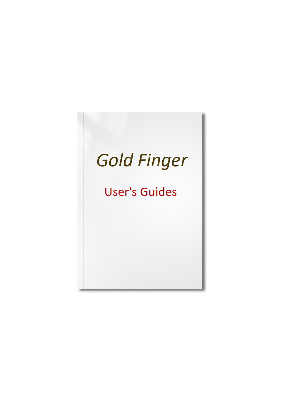 Gold Finger User's Guides