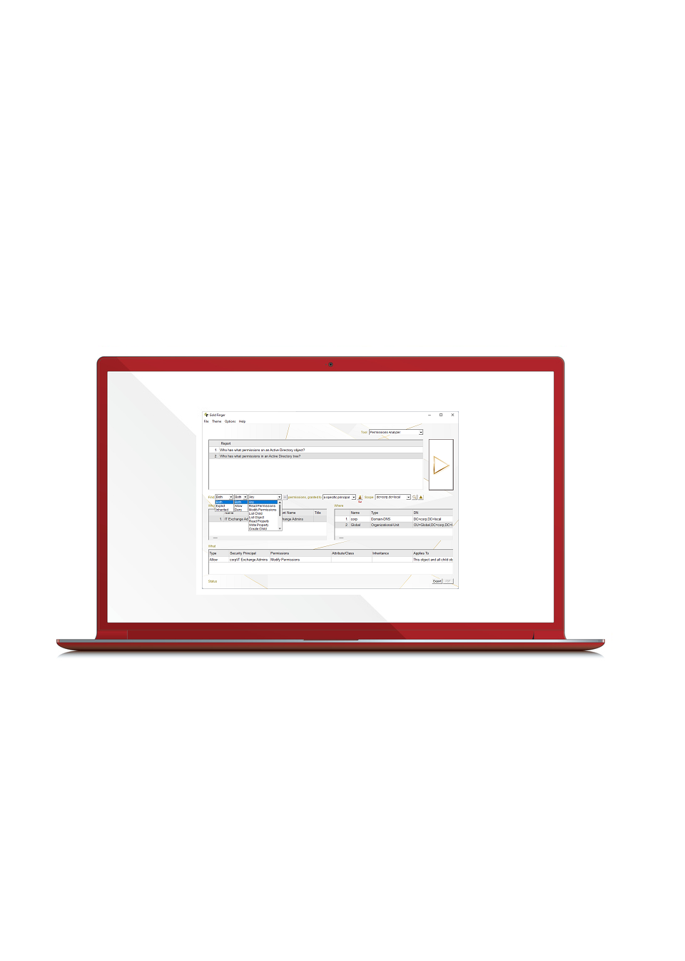 Comprehensive Active Directory Security Permissions Analysis Capability
